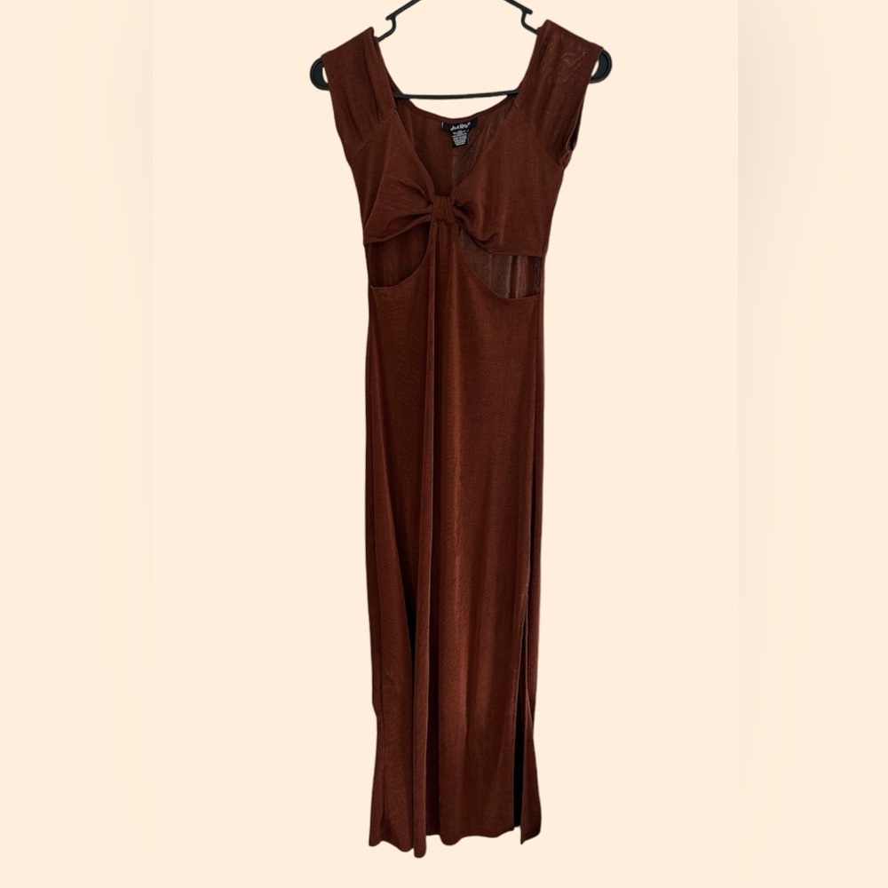 Brown long dress